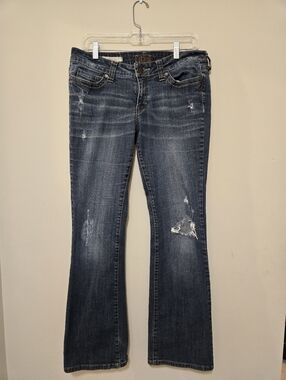 Decree Jeans Boot Cut Distressed Low Rise size 13
